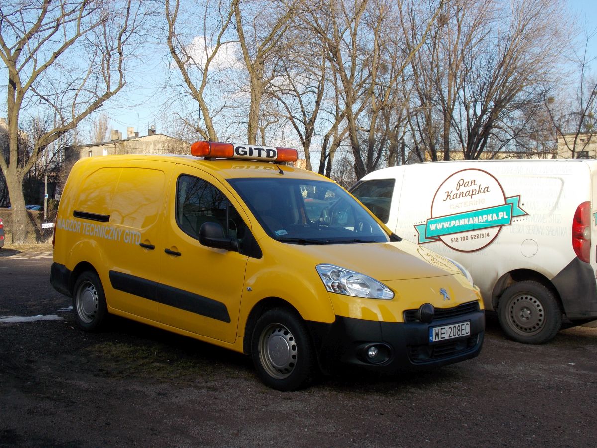 WE 208EC - Peugeot Partner - Łódzki Inspektorat Transportu Drogowego
