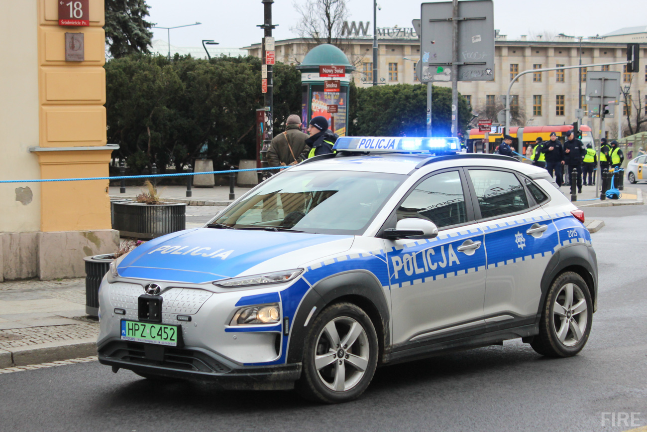 Z015 - Hyundai KONA Electric - Komenda Stołeczna Policji