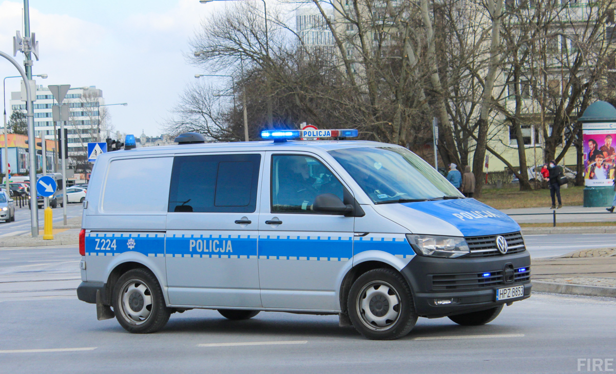 Z224 - Volkswagen Transporter T6 - Komenda Stołeczna Policji