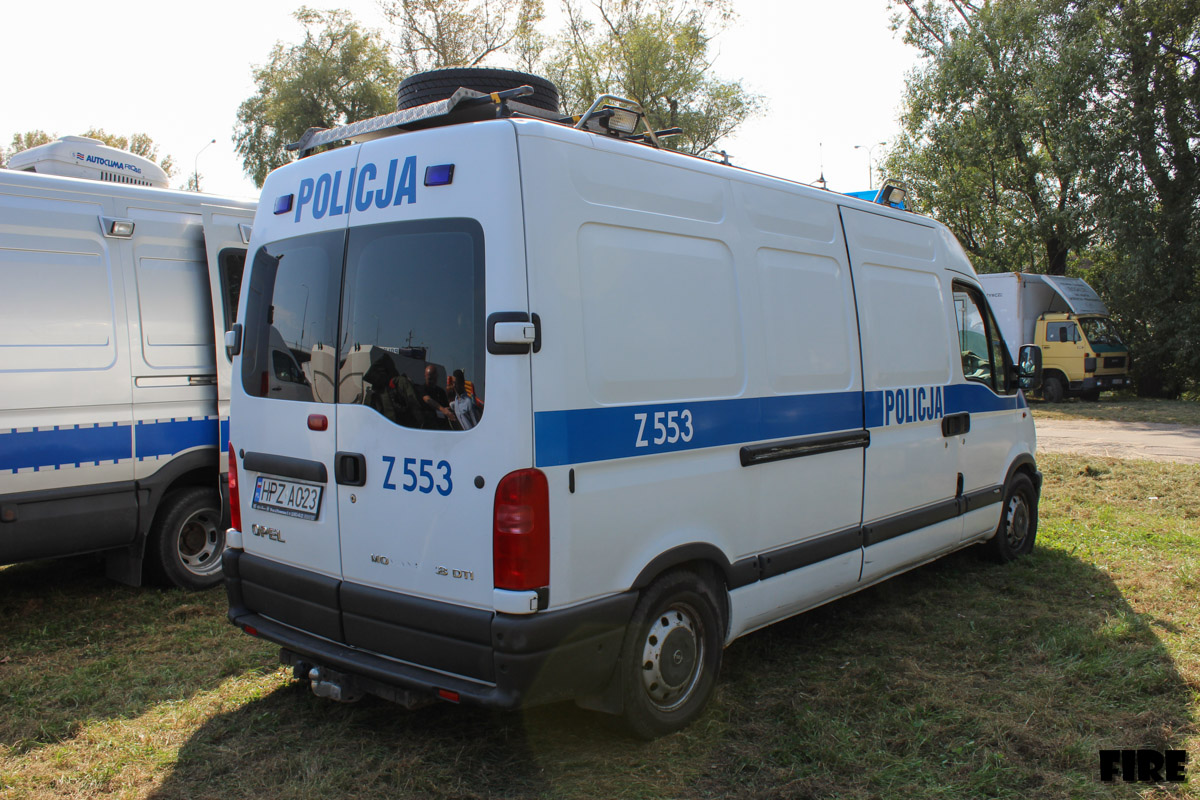 Z553 - Opel Movano - Komenda Stołeczna Policji