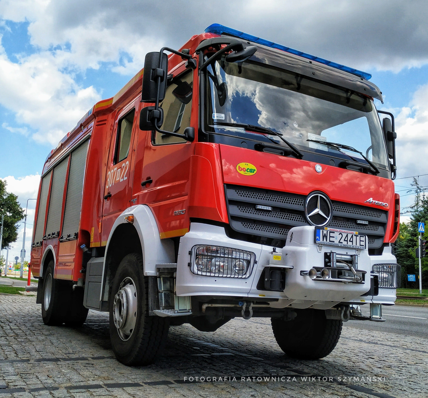 307[W]22 - GBA 2,5/40 Mercedes-Benz Atego 1530/BoCar - JRG 7 Warszawa