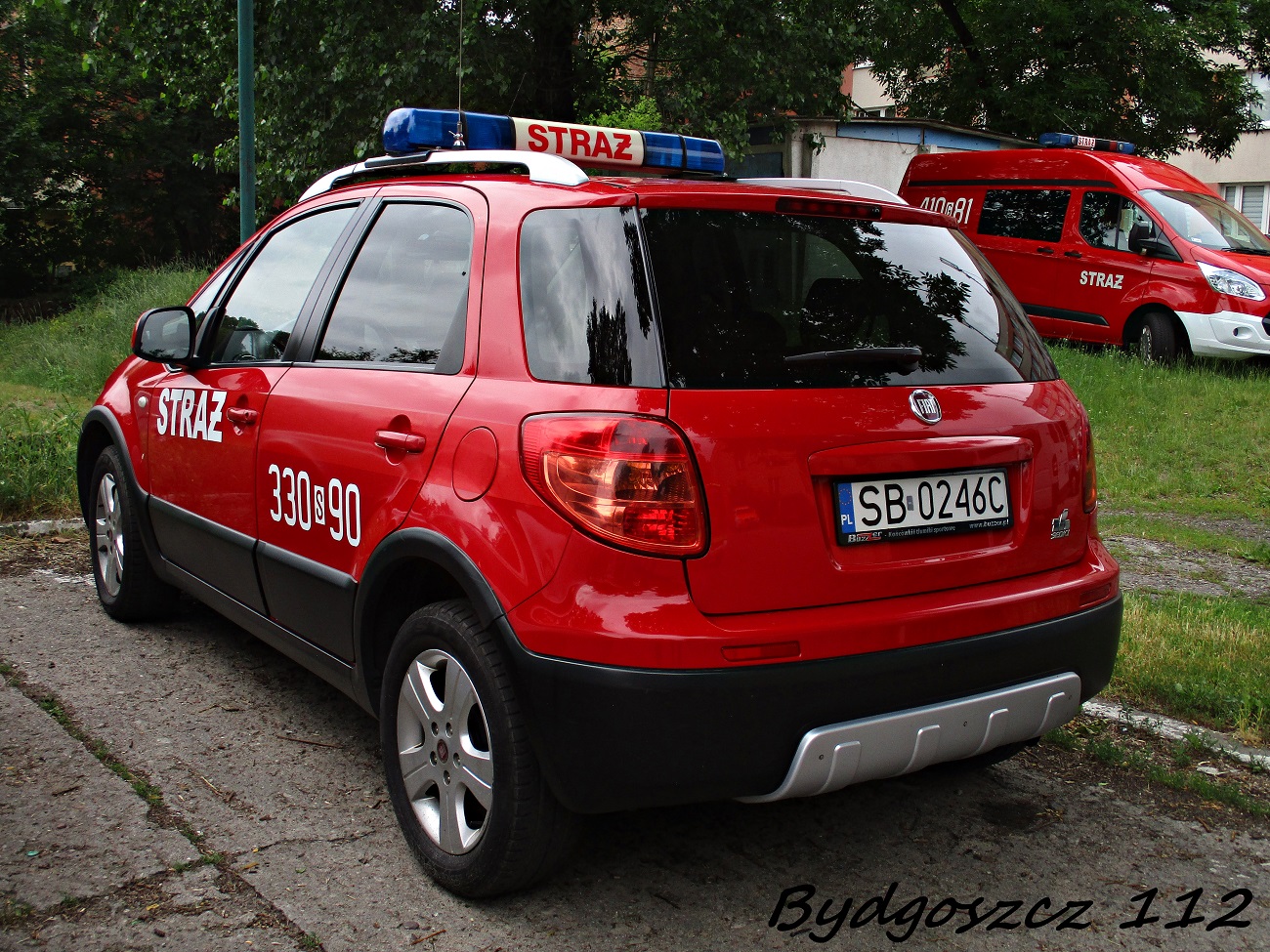 330[S]90 SLOp Fiat Sedici KM PSP BielskoBiała