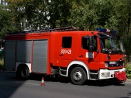 301[E]21 - GBA 2,5/24 Mercedes Benz Atego 1329F/Moto Truck - JRG 1 Łódź*