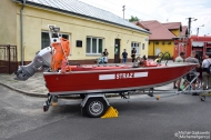 ESK 12SJ - Przyczepa transportowa + łódź motorowa - OSP Bolimów