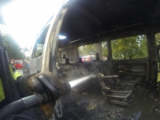 29.08.2013 - Pożar busa na Rokitnickiej