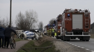 10.04.2021 - Wypadek betoniarki - Kałuszyn