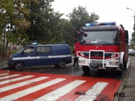 Pożar mieszkania w Mińsku Mazowieckim (21.09.2013)
