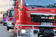 13.05.2014 - Pożar budynku przy ul.Zgody w Mińsku Mazowieckim