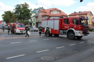 Wypadek na skrzyżowaniu ul. Hallera i 11 Listopada (06.09.2013)