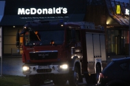Ewakuacja w McDonald's w Ostrołęce (17.09.2013)