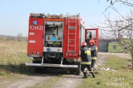 05.04.2014 - Pożar traw , Gostynin ul.Kolejowa
