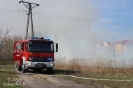05.04.2014 - Pożar traw , Gostynin ul.Kolejowa