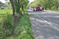 29.04.2014 - Wypadek drogowy w Rogożewku