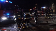 Pożar pustostanu przy ul. Garnizonowej w Ostródzie! (24.03.2013r.)