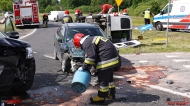 Kolejny wypadek na DK7 – jedna osoba ranna! (14.06.2013r.)