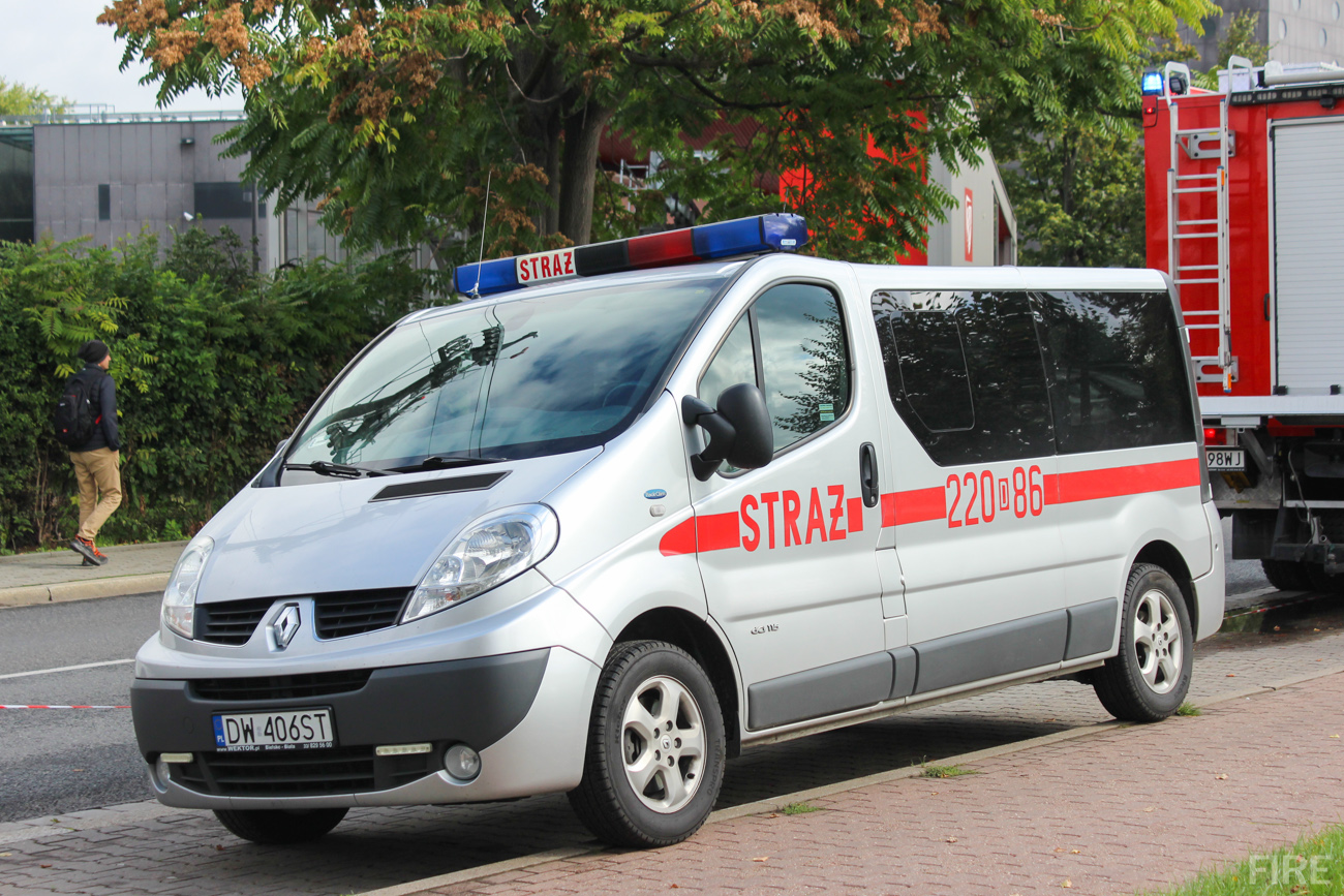 220[D]86 - SLKw Renault Trafic - KW PSP Wrocław