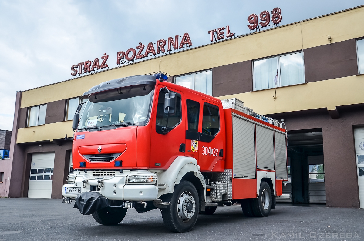 304[D]22 - GBA 2,5/24 Renault Midlum 220 dCi 4x4 / ISS Wawrzaszek - JRG 4  Wrocław