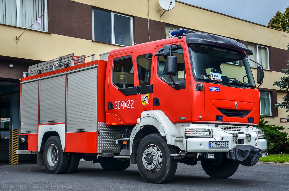 304[D]22 - GBA 2,5/24 Renault Midlum 220 dCi 4x4 / ISS Wawrzaszek - JRG 4  Wrocław