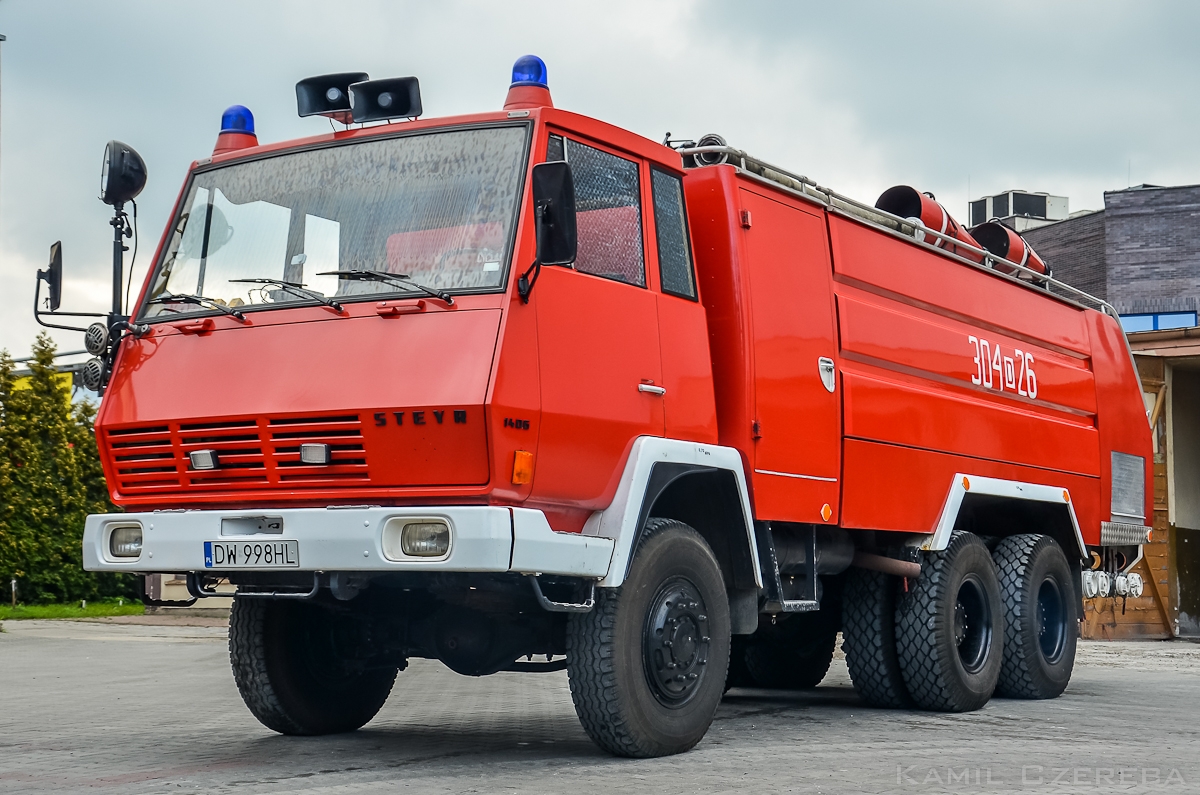 304[D]26 - GCBA 13/48 Steyr 1490 / Rosenbauer - JRG 4 Wrocław