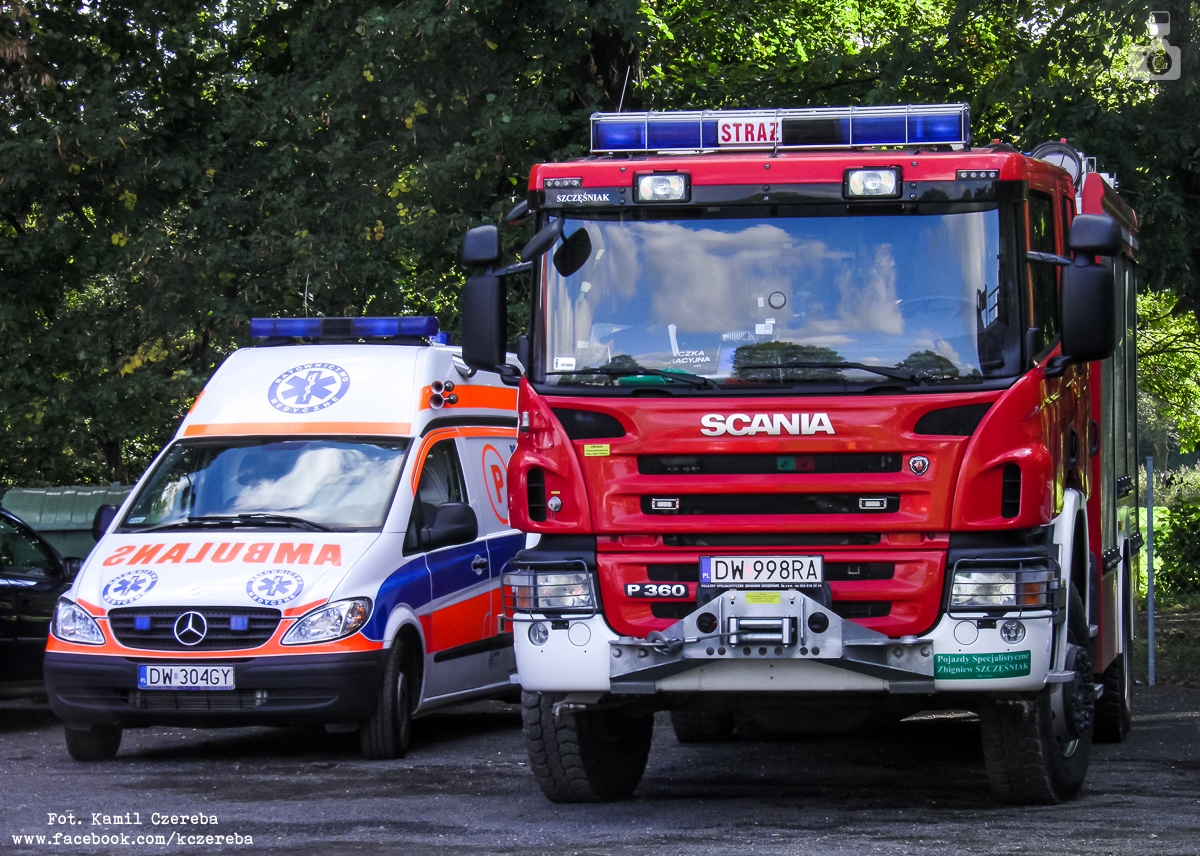 330[D]25 - GCBA 5/32 Scania P360 4x4 / PS Szczęśniak - JRG Kąty Wrocławskie