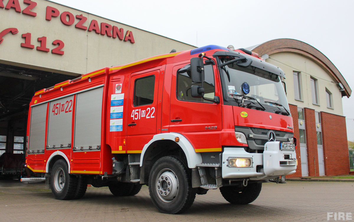 451[M]22 - GBA 2,7/16 Mercedes Benz Atego 1429 AF/Bocar - JRG Grójec