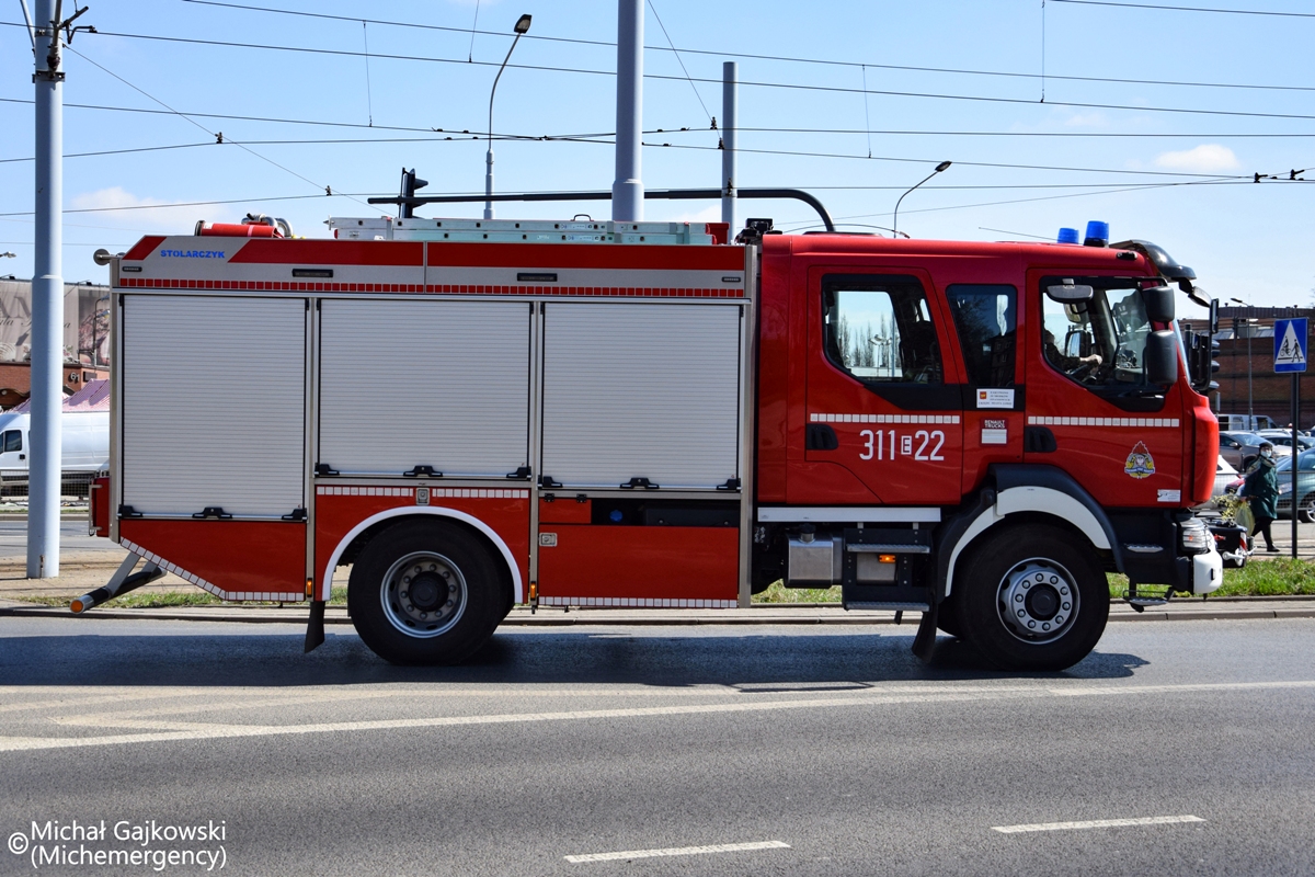 311[E]22 - GBA 4,5/16 Renault D16/Stolarczyk - JRG 11 Łódź*