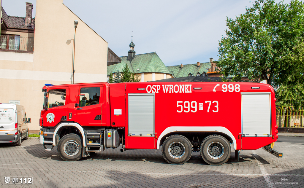 599[P]73 - GCBA 8/50 Scania P410/ISS Wawrzaszek - OSP Wronki