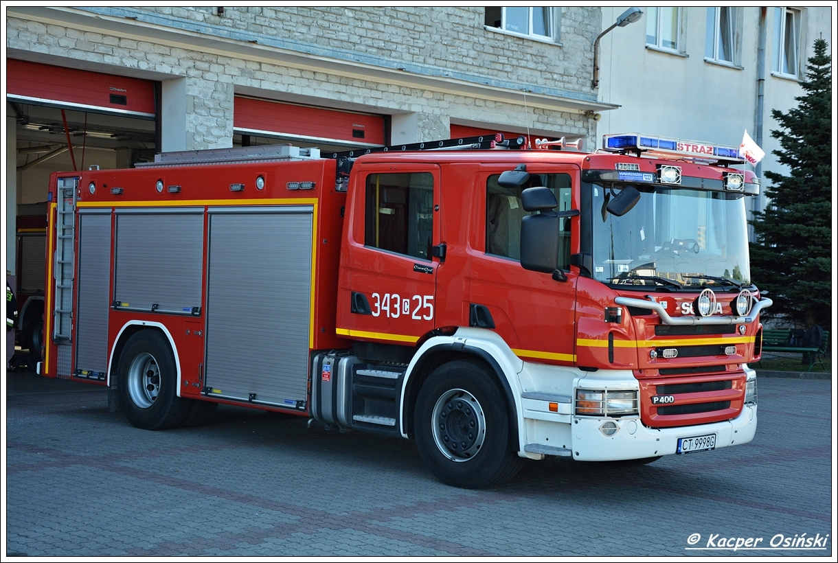 343[C]25 - GCBA 5/32 Scania P400 /Wawrzaszek - JRG 3 Toruń