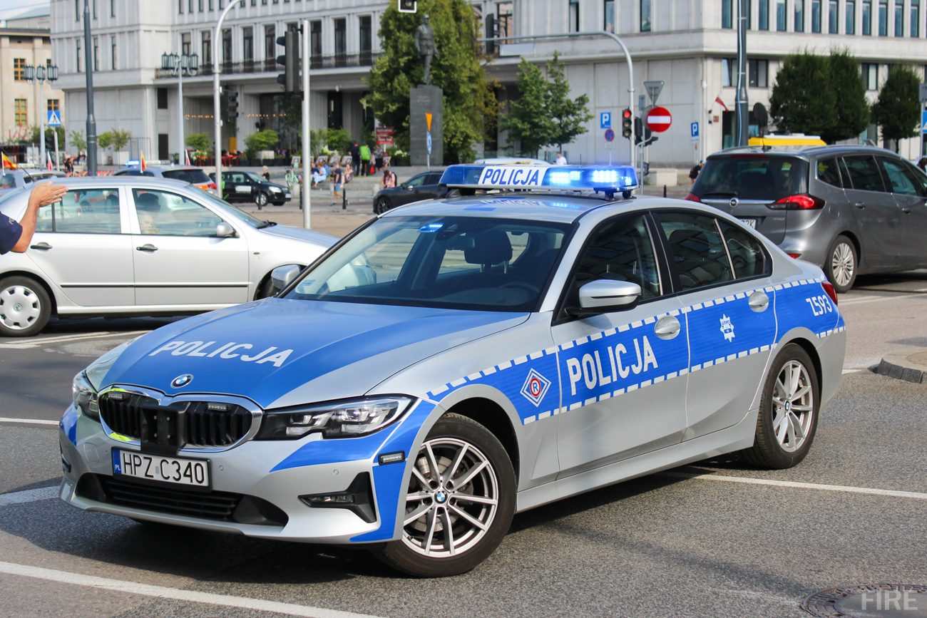 Z593 - BMW 320i - Komenda Stołeczna Policji