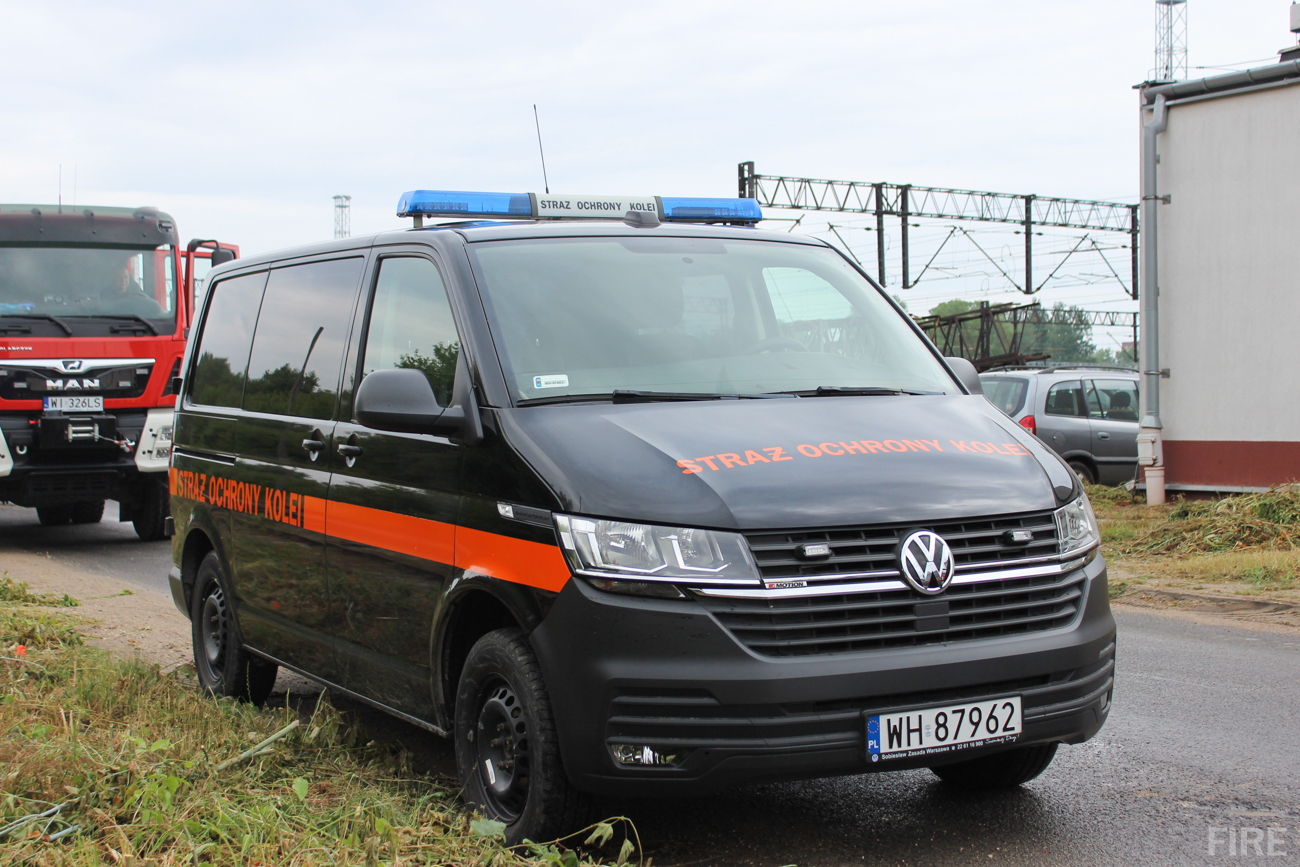 WH 87962 - Volkswagen Transporter T5 - Straż Ochrony Kolei