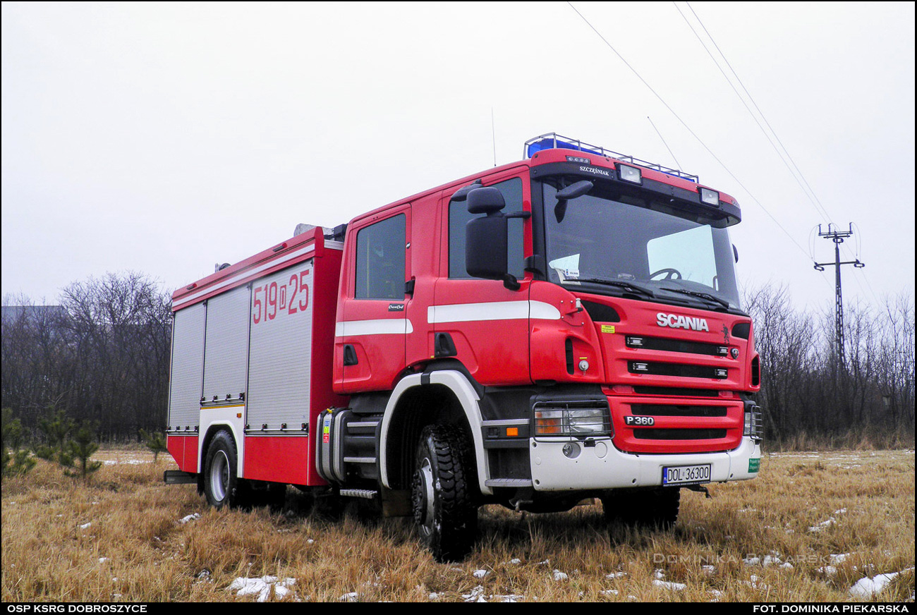 519[D]25 - GCBA 5/32 Scania P360/ PS Szczęśniak - OSP Dobroszyce