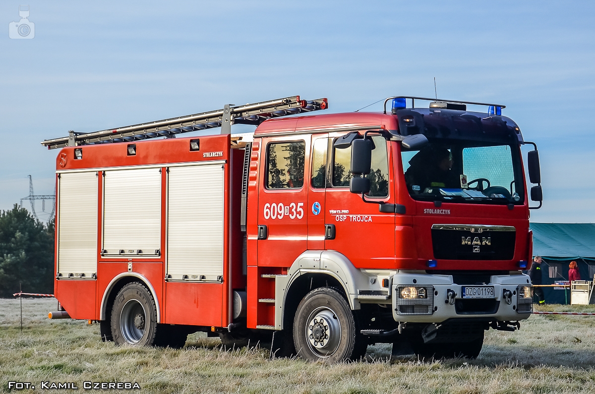 609[D]35 GBA 2,5/16 MAN TGM 13.280 4x4 / PUH Stolarczyk - OSP Trójca