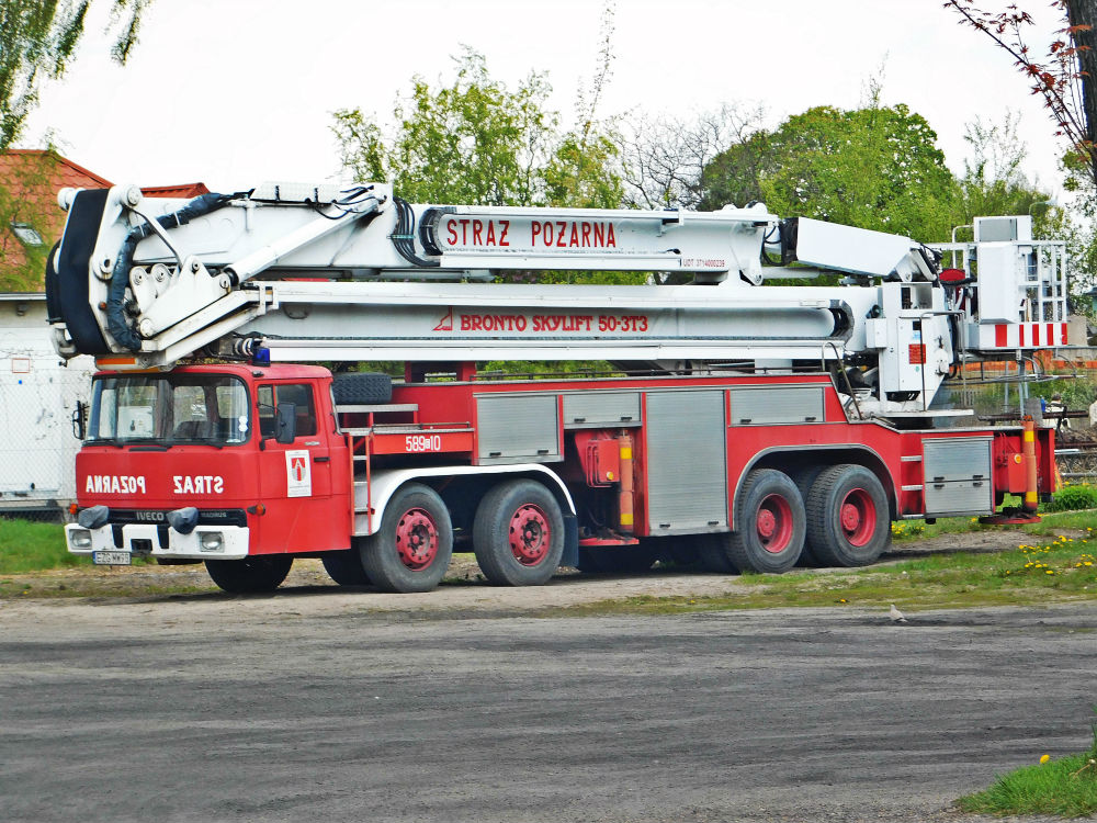 589[E]10 - SH-50 Iveco Magirus 310D28/Bronto Skylift - OSP Aleksandrów Łódzki*