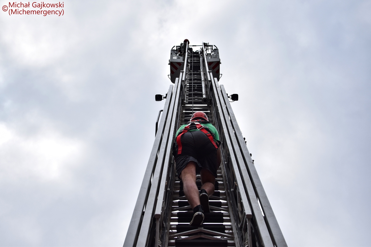 25.06.2021 - Nabór do KM PSP Łódź, Próba Wysokościowa - Łódź