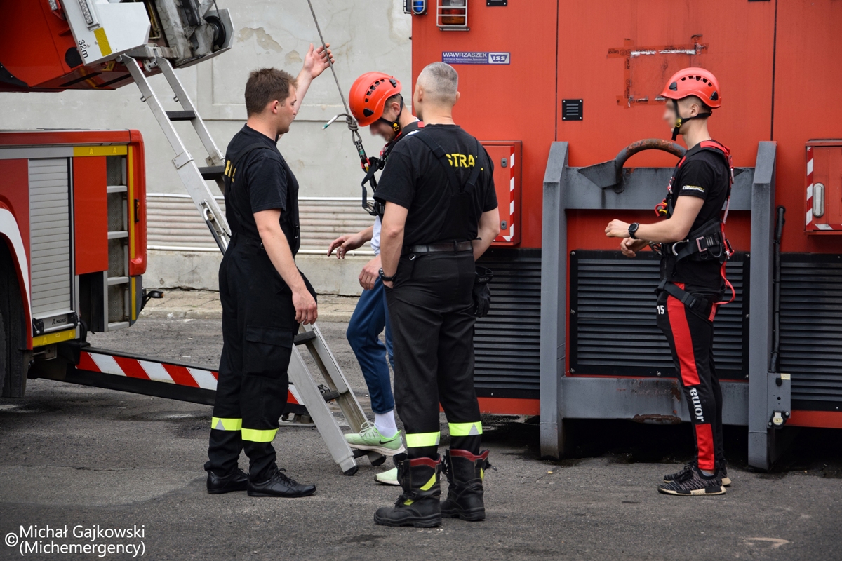 25.06.2021 - Nabór do KM PSP Łódź, Próba Wysokościowa - Łódź