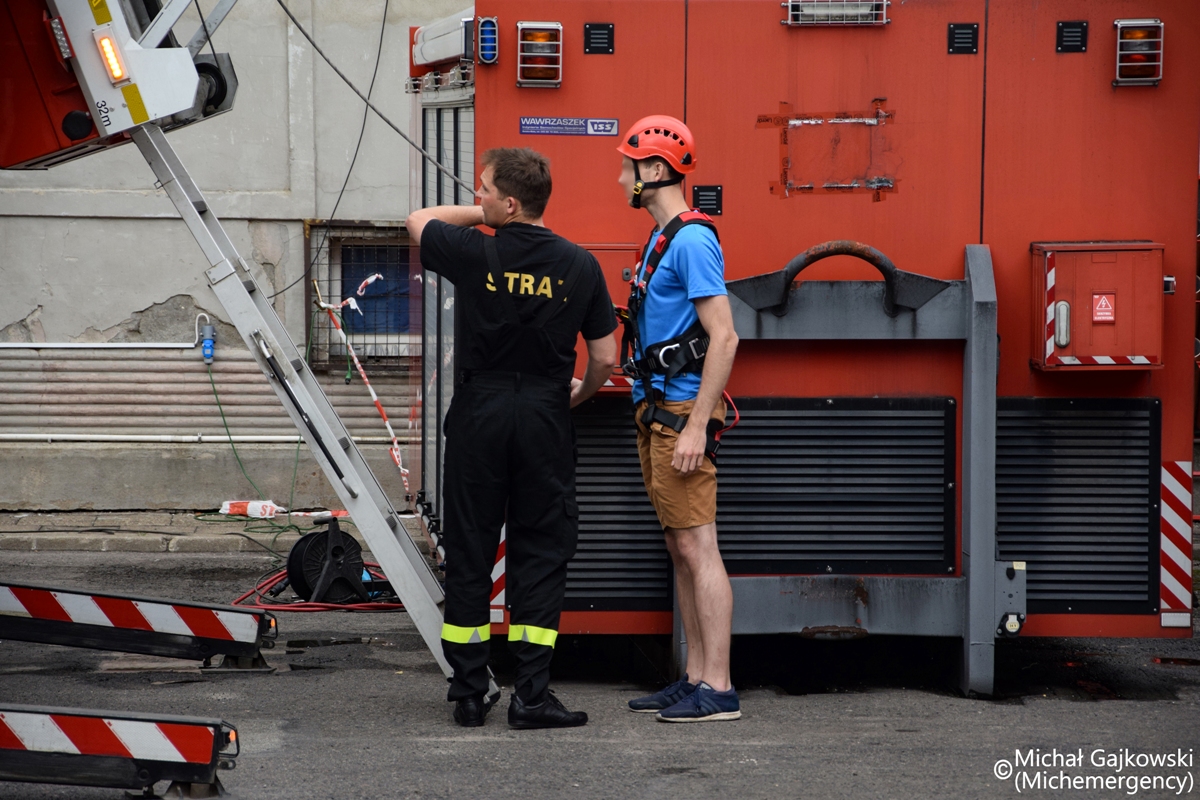 25.06.2021 - Nabór do KM PSP Łódź, Próba Wysokościowa - Łódź