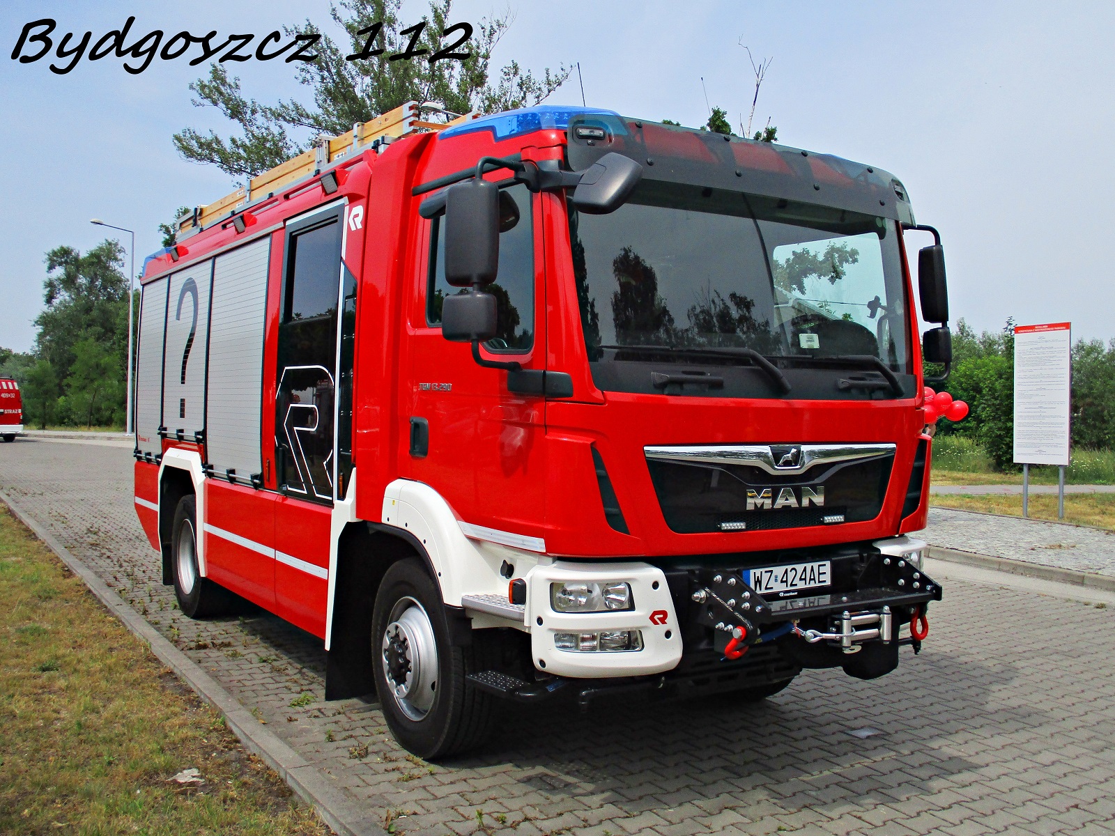 WZ 424AE - GBA 3/30 MAN TGM 13.290 / Rosenbauer - Pojazd demonstracyjny