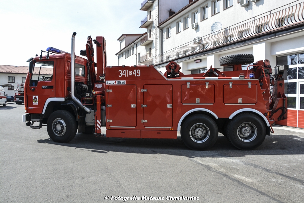 341[R]49 - SCRd Volvo FL10H/EuroKran - JRG Krosno