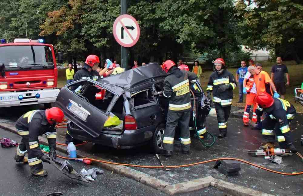 10.08.2013 - Wypadek na ul. Wawelskiej