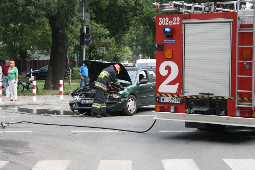 19.08.2013 - Wypadek na ul. Potrzebnej