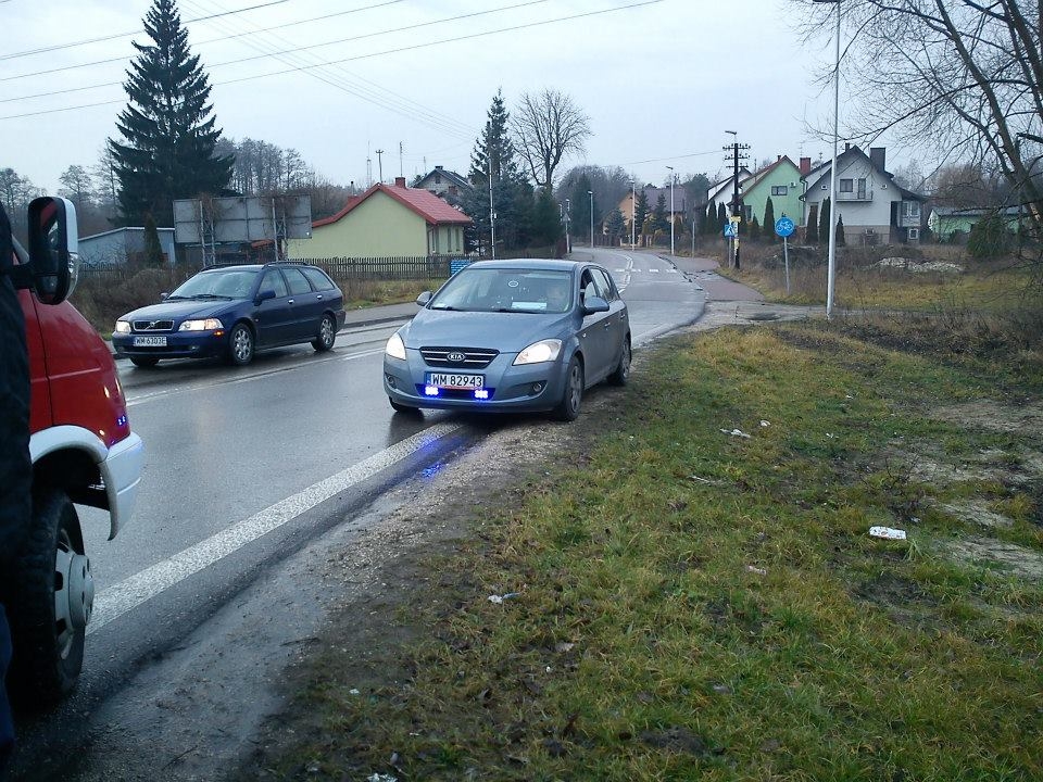 08.01.14 - Wypadek na drodze krajowej nr. 50