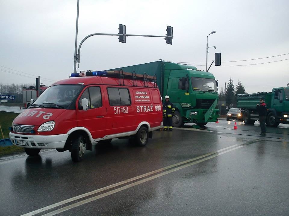 08.01.14 - Wypadek na drodze krajowej nr. 50