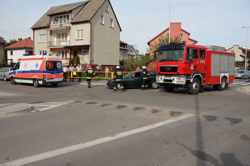 Stłuczka w Ostrołęce (12.05.2011)