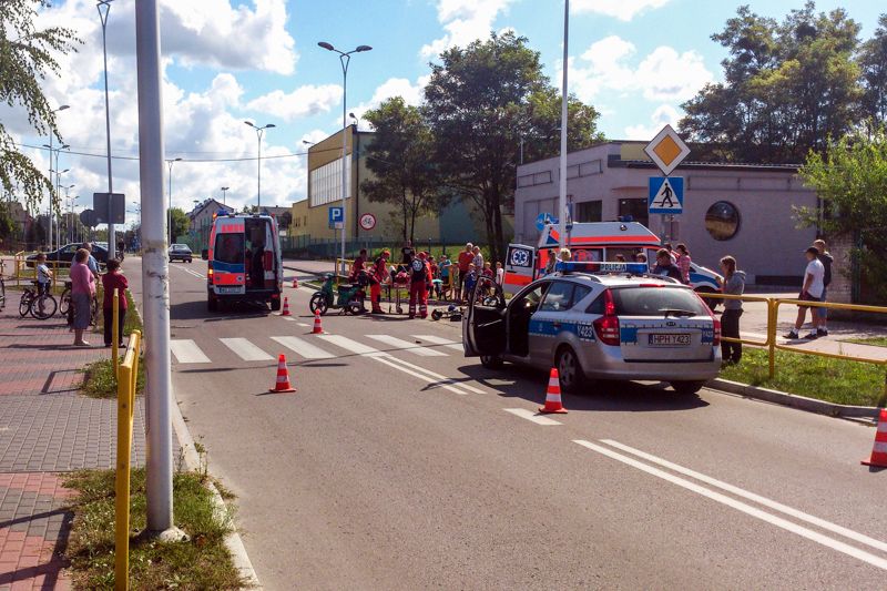 Wypadek na ul. Korczaka (24.08.2013)