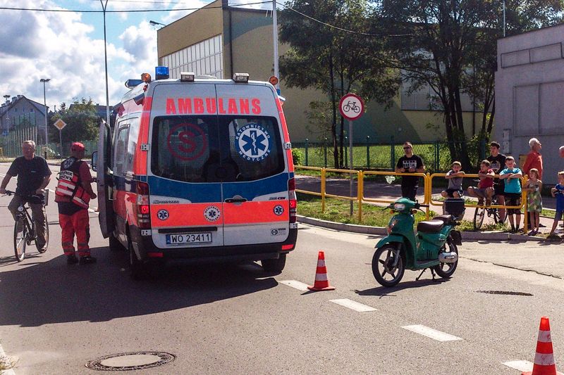 Wypadek na ul. Korczaka (24.08.2013)