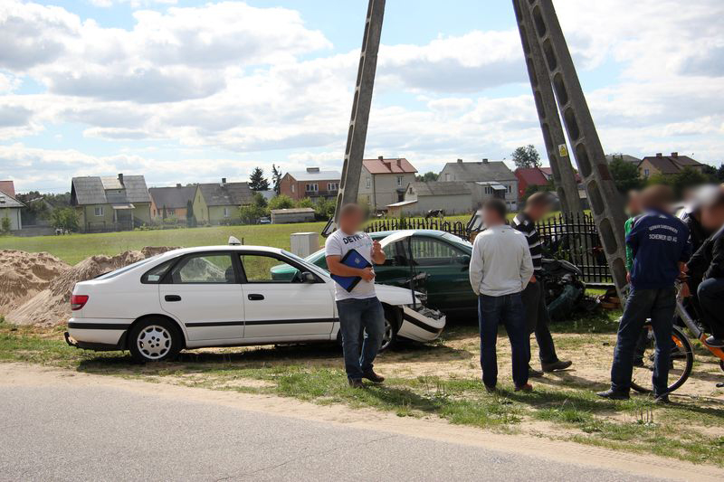 Wypadek w Olszewie-Borkach (25.08.2013)