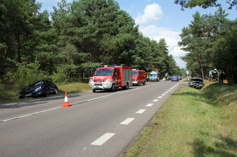 Wypadek w Żeraniu (11.08.2013)