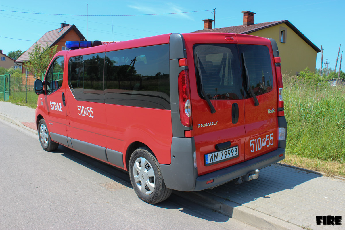 510[M]55 - Mikrobus Renault Trafic - KP PSP Mińsk Mazowiecki