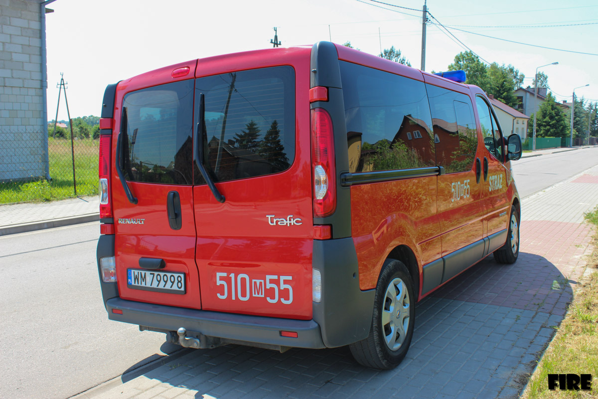 510[M]55 - Mikrobus Renault Trafic - KP PSP Mińsk Mazowiecki