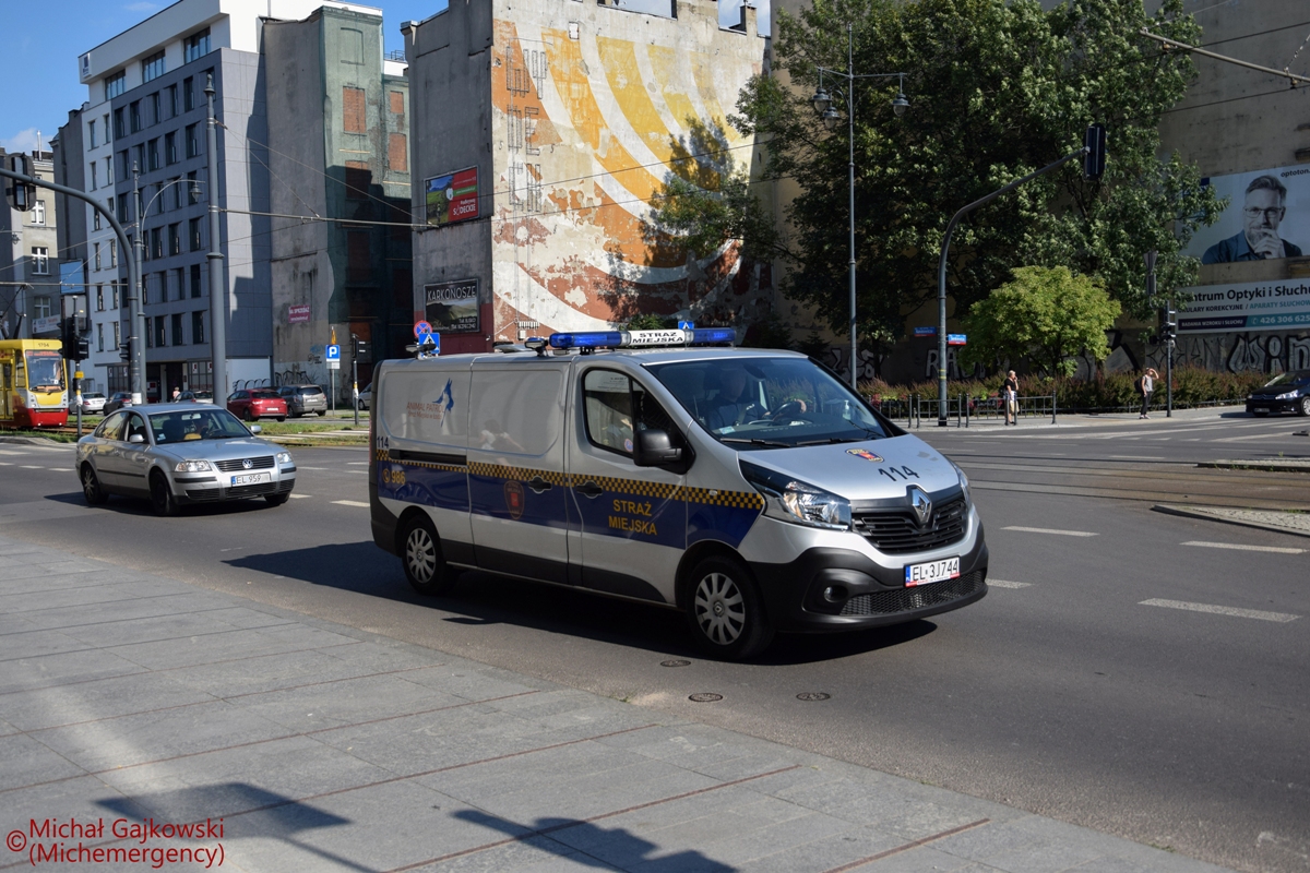 114/EL 3J744 - Renault Trafic/Gruau - Animal Patrol Straż Miejska Łódż